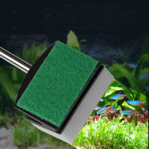 Fish Tank Aquarium Cleaning Sponge Double Brush